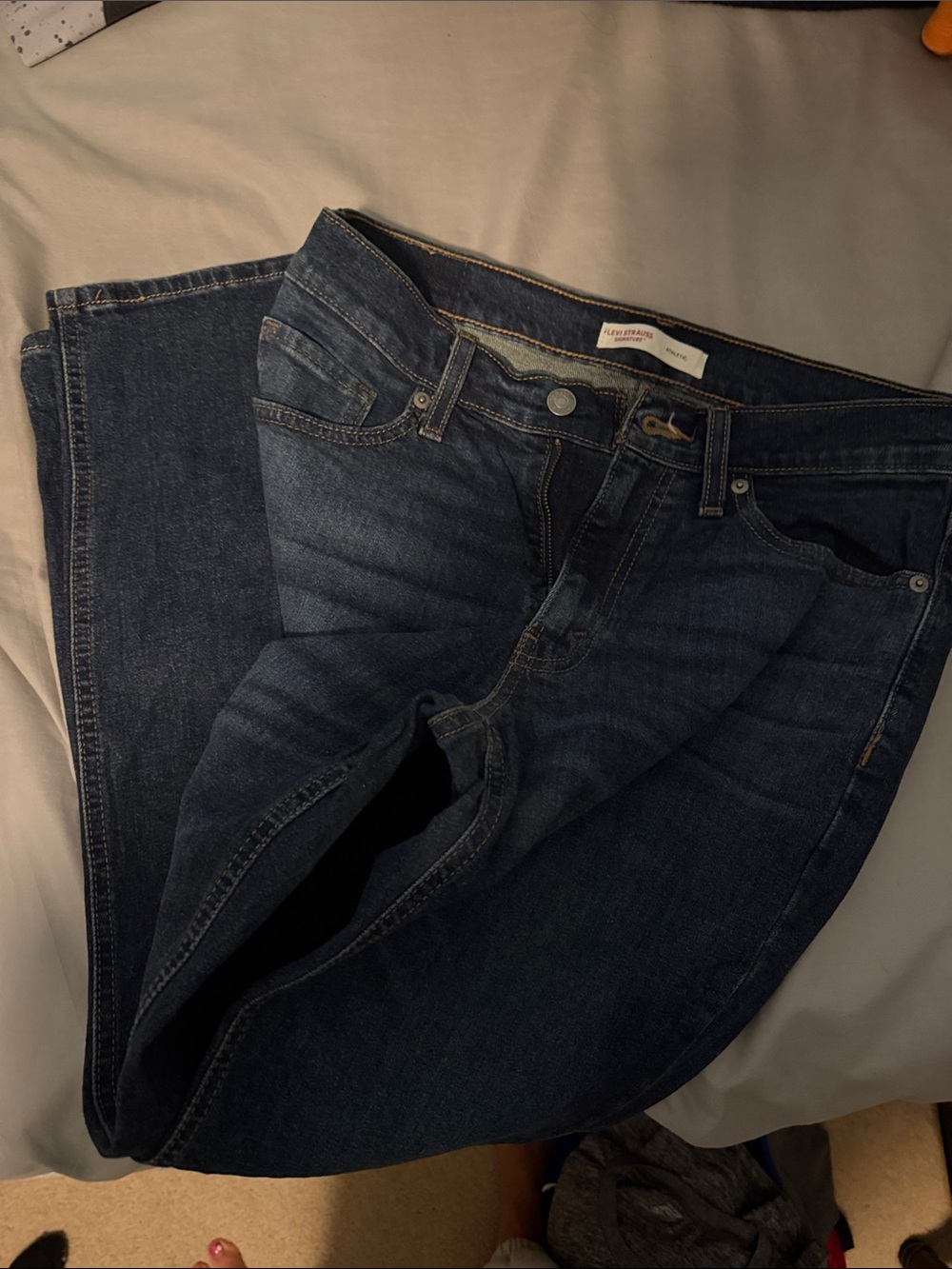 Levi's Dark Blue Straight Leg men’s  Jeans